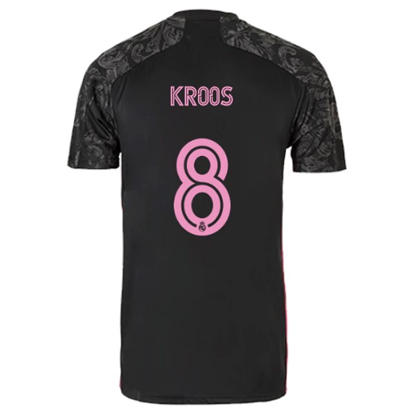 Maglia Real Madrid Third NO.8 Kroos 20/21 Nero